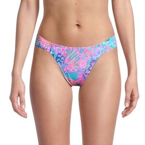 NWT 🌴 Lilly Pulitzer Clancy Bikini Bottoms Multi Splendor in the Sand
